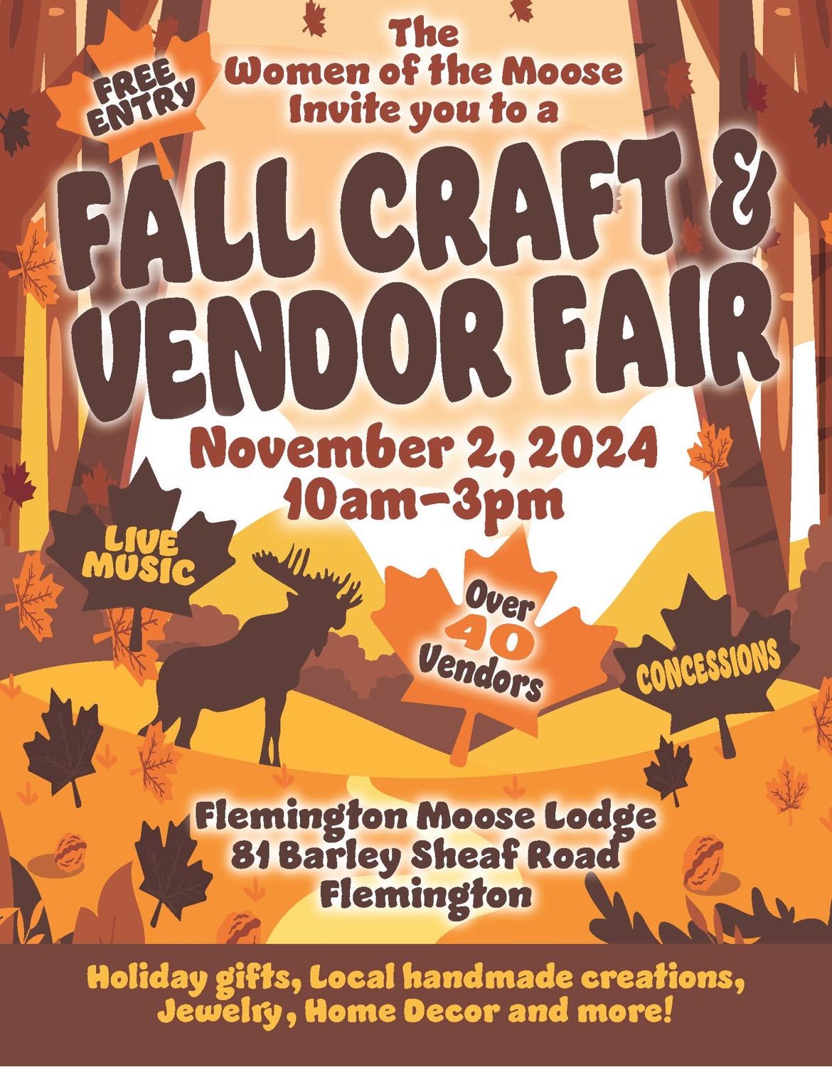 Fall vendor fair featuring CreativiTees 