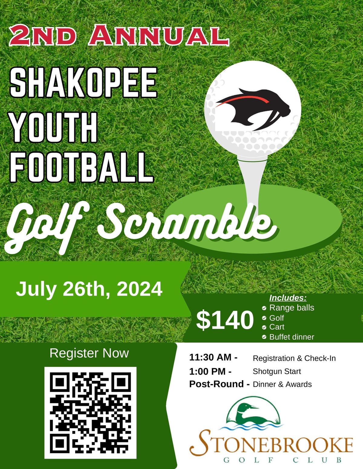 2nd Annual Youth Football Golf Tournament
