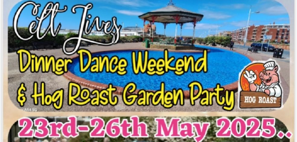 Celt Jives Dinner Dance  BANK HOLIDAY Weekender May 2025