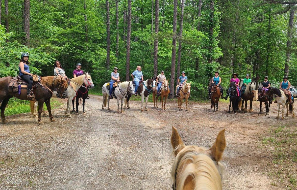 Trail Ride at Kings Mountain State Park, arrive at 10:00, ride out by 10:30 