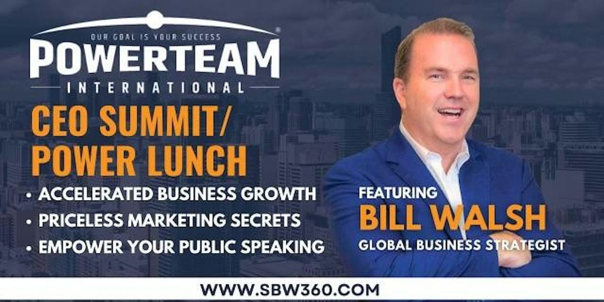 CEO Success Summit\/Power Lunch - San Diego