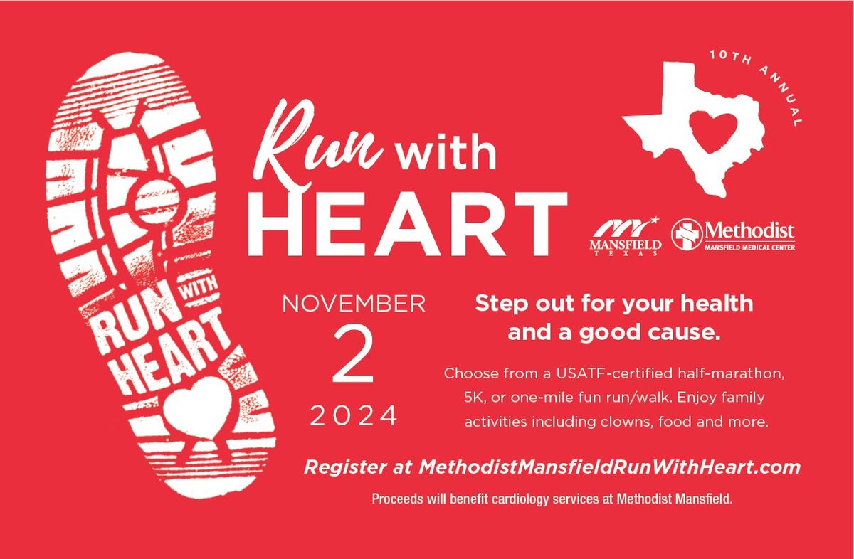 10th Annual Mansfield Run With Heart