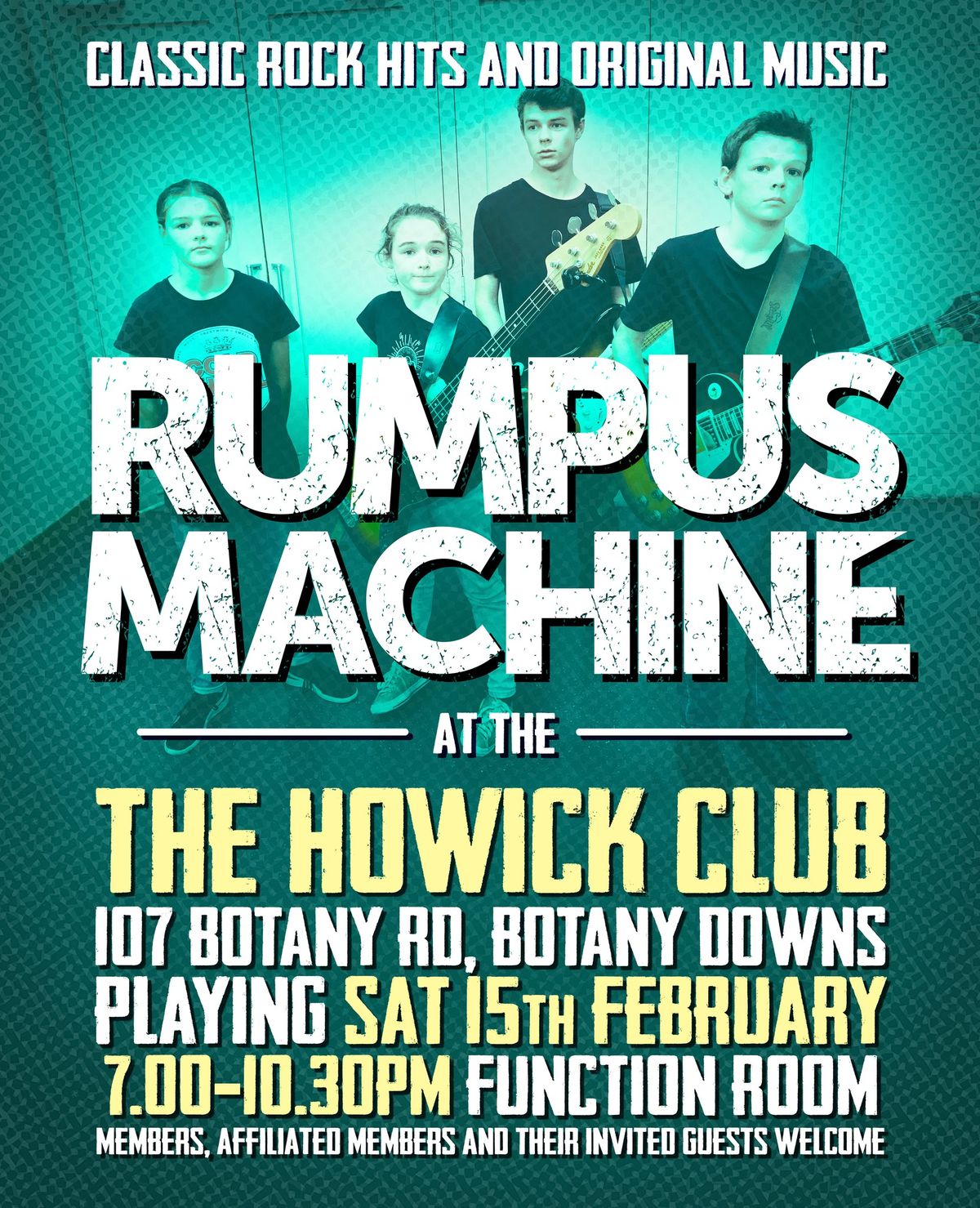 Rumpus Machine at the Howick Club