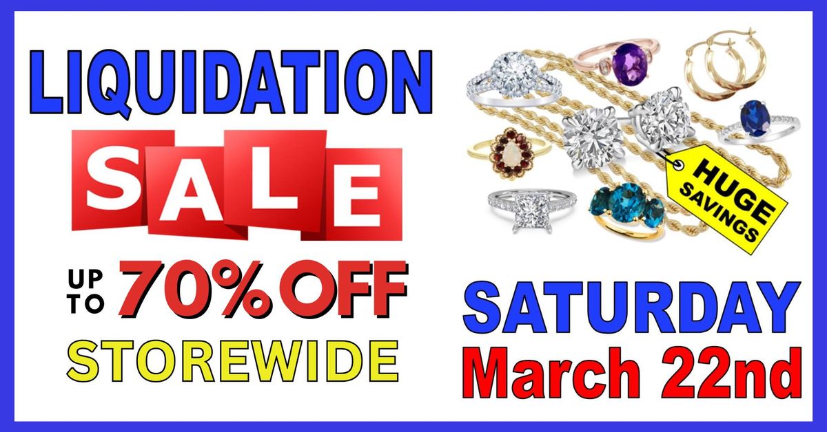 SPRING LIQUIDATION SALE