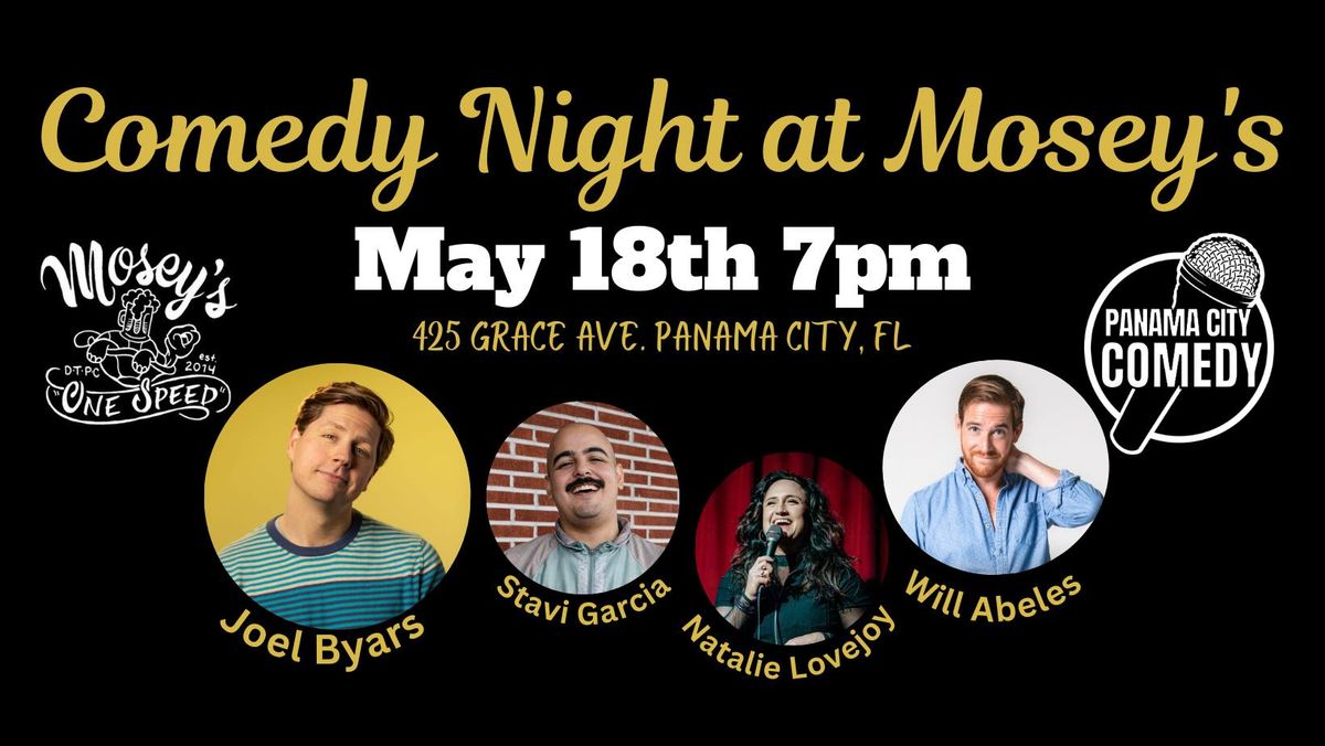 Comedy Night at Mosey's! 7pm