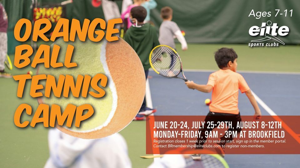 Orange Ball Tennis Camp