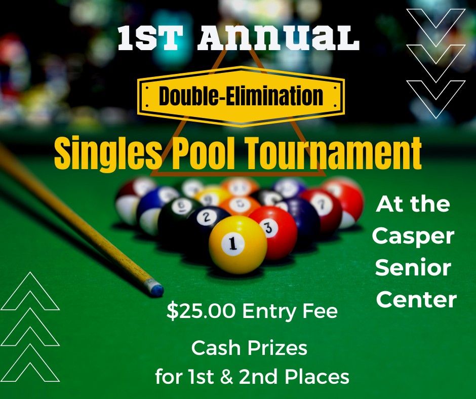 1st Annual Double-Elimination Singles Pool Tournament