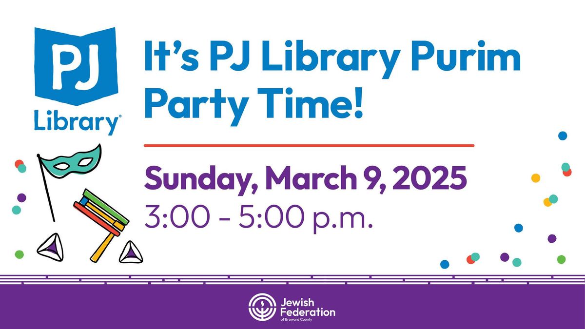 PJ Library Purim Party