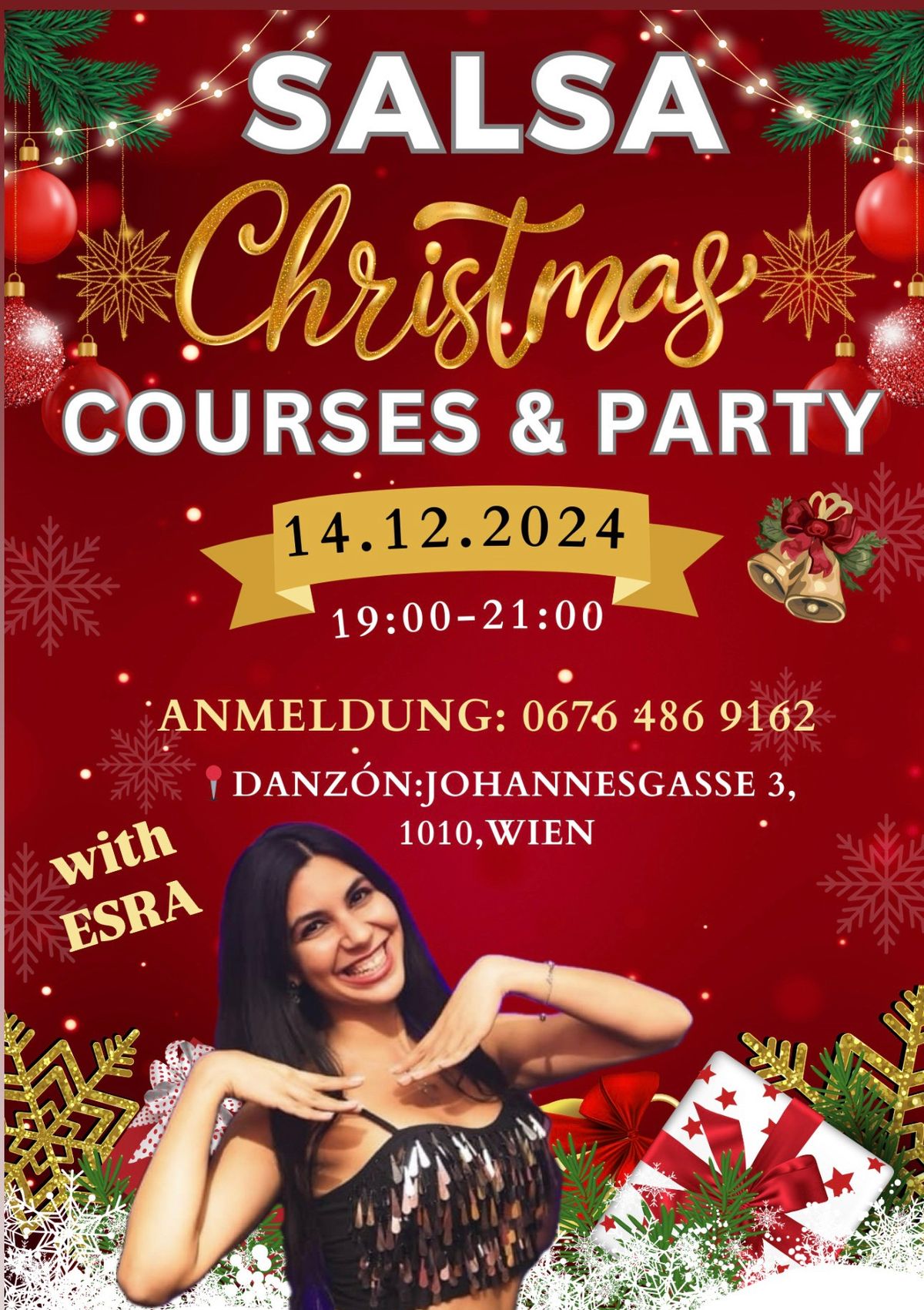 SALSA CHRISTMAS COURSES& PARTY\ud83c\udf84\ud83d\udc83\ud83c\udffd\ud83d\udd7a\ud83c\udffd