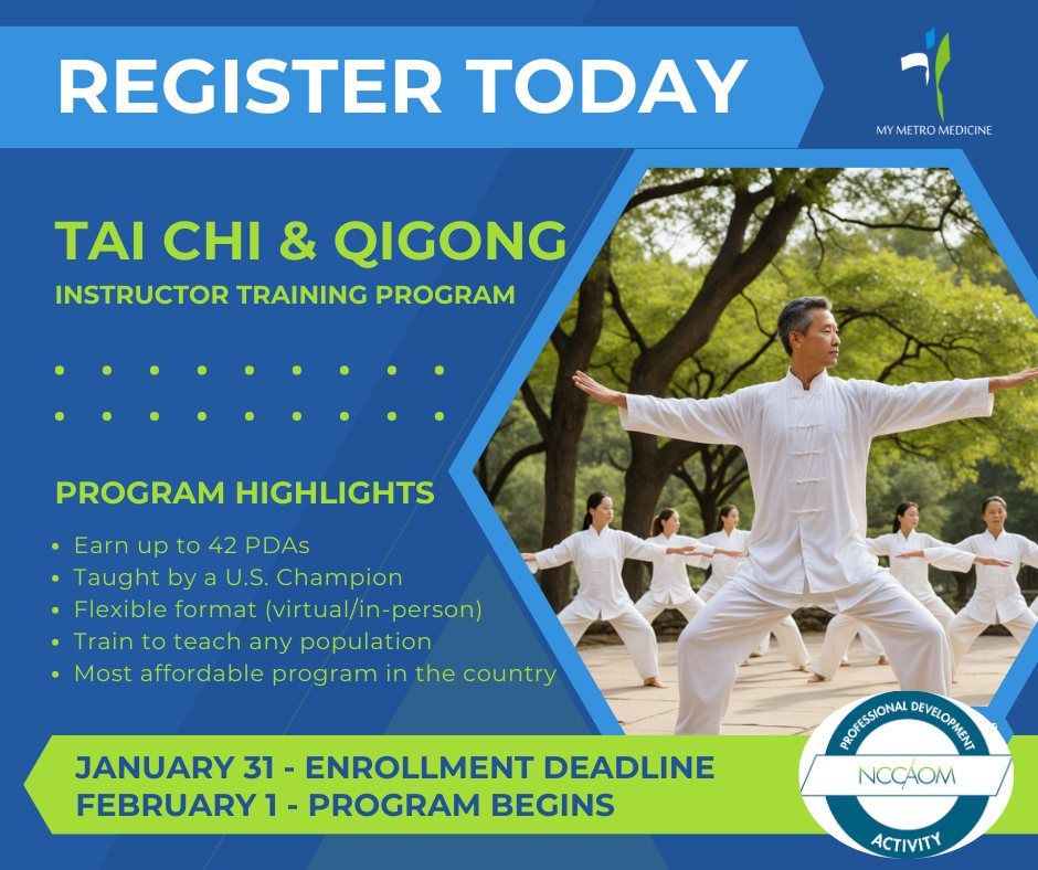  Tai Chi & Qigong Instructor Training Program