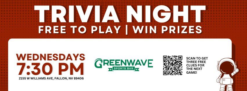 Trivia Night! At The Greenwave