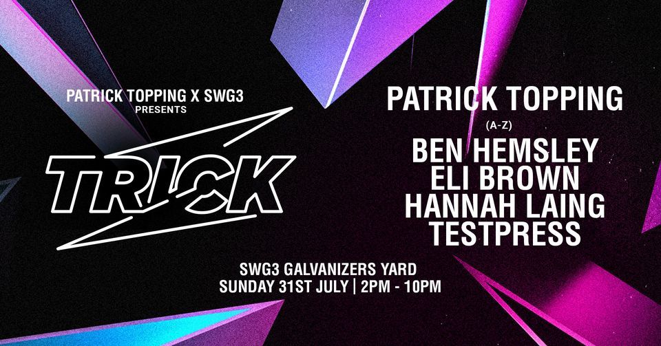 Patrick Topping Presents TRICK Glasgow