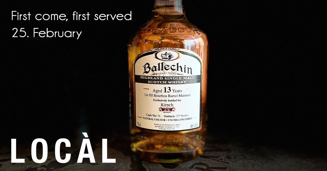 First come, first served: Edradour Ballechin Kirsch 13YO