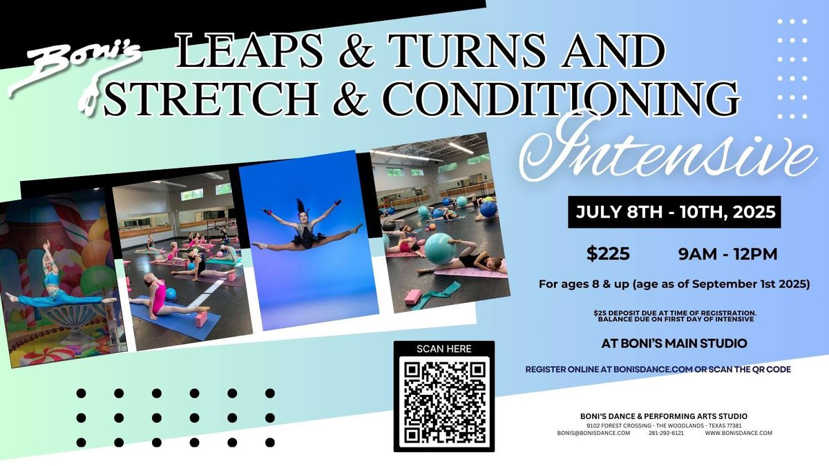 Boni's Summer Leaps & Turns and Stretch & Conditioning 2025