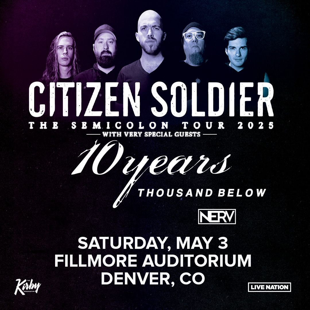 Citizen Soldier at Fillmore Auditorium Denver