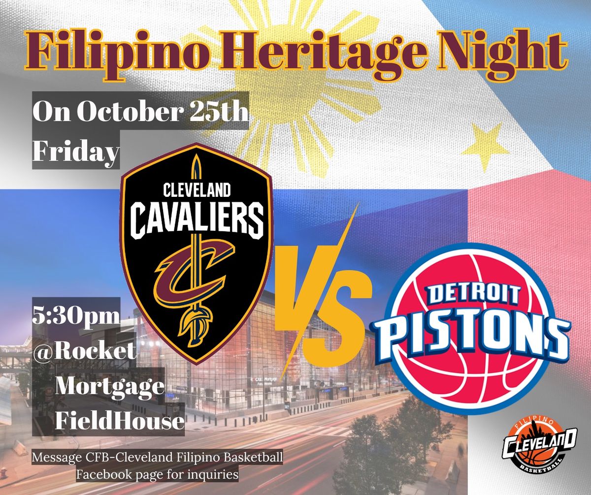 Cleveland Cavaliers Filipino Heritage Night