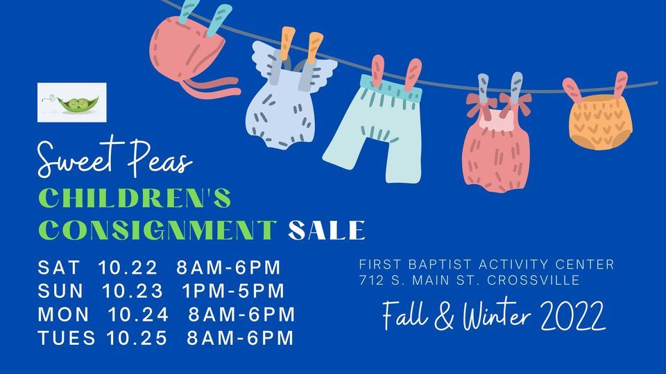 Crossville Sweet Peas Children's Fall & Winter Consignment Sale