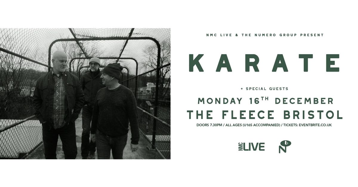 Karate at The Fleece, Bristol 16\/12\/24