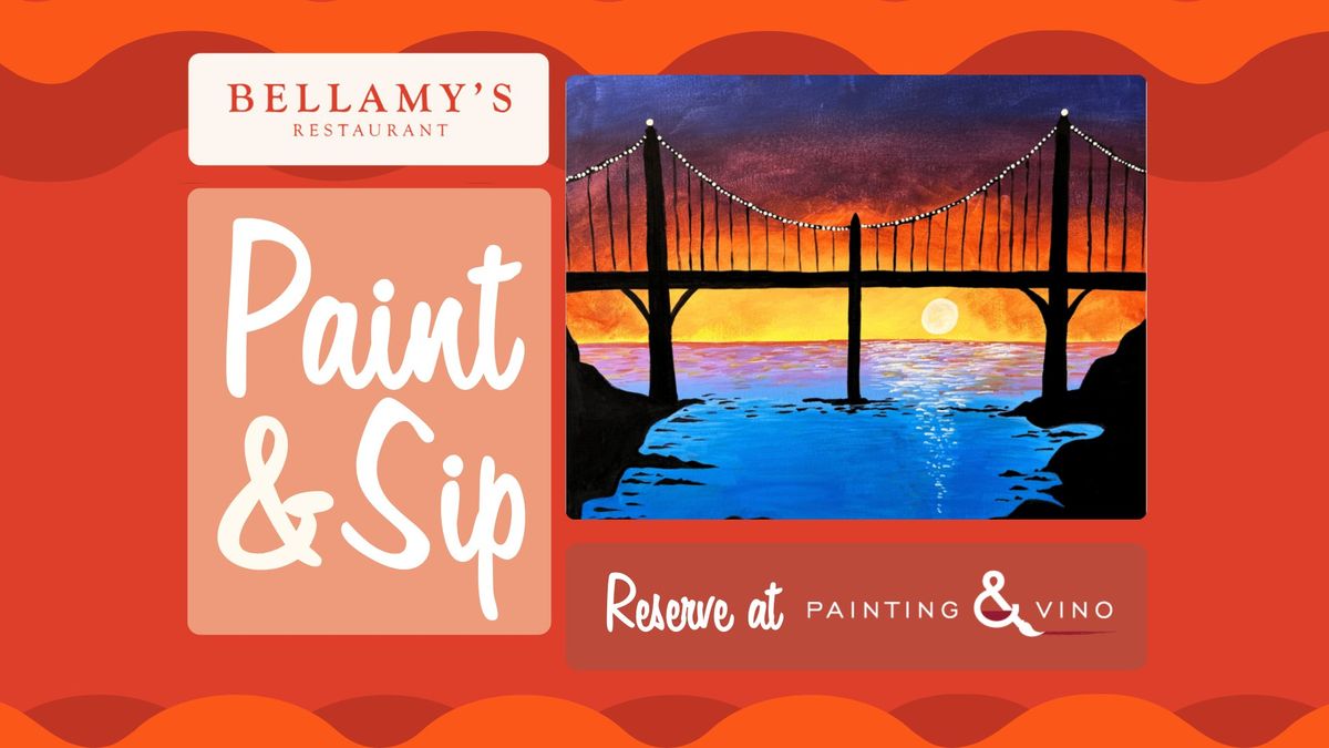 Paint & Sip, We Met on this Bridge