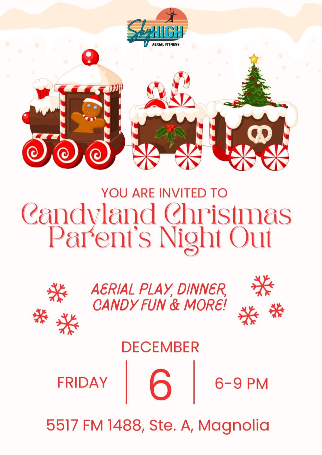 SkyHigh Candyland Christmas Parent's Night Out