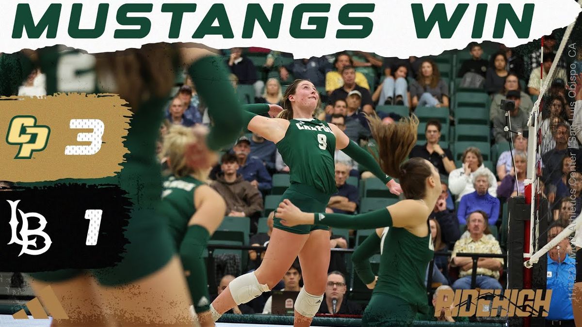 Cal Poly Mustangs at Long Beach State Beach Womens Volleyball