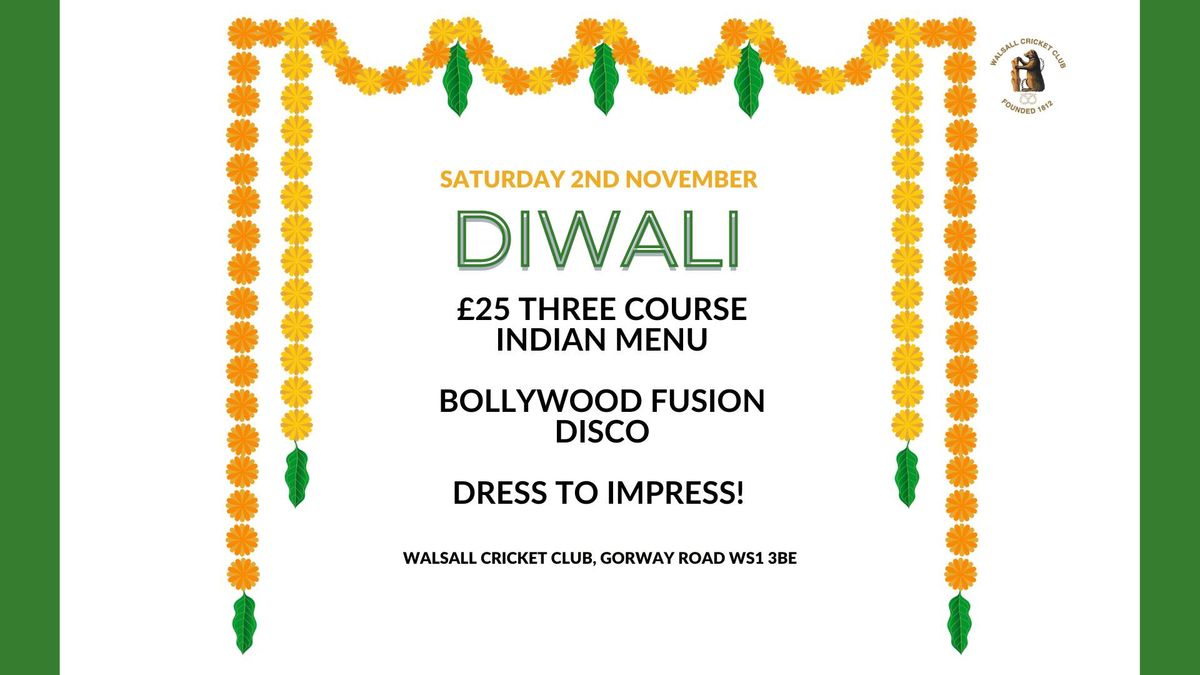 Diwali at Walsall Cricket Club