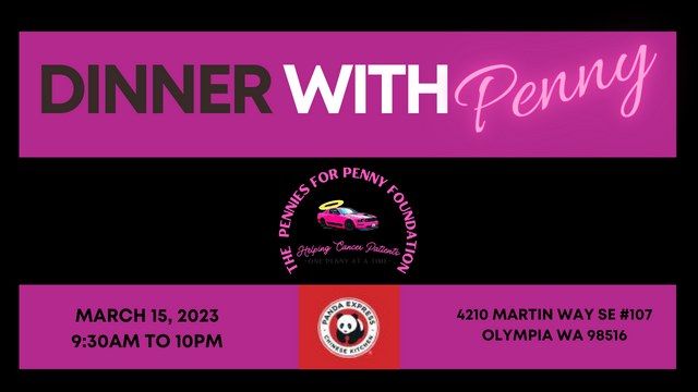 Dinner with Penny - Panda Express, Martin Way