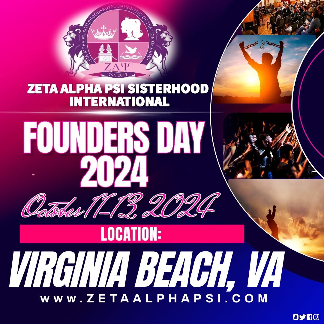 Zeta Alpha Psi Sisterhood International Founders Day Weekend 2024