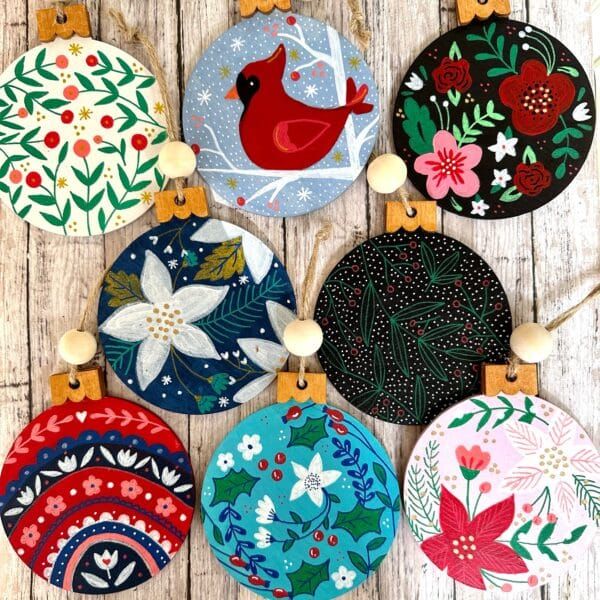 Holiday ornament paint night 