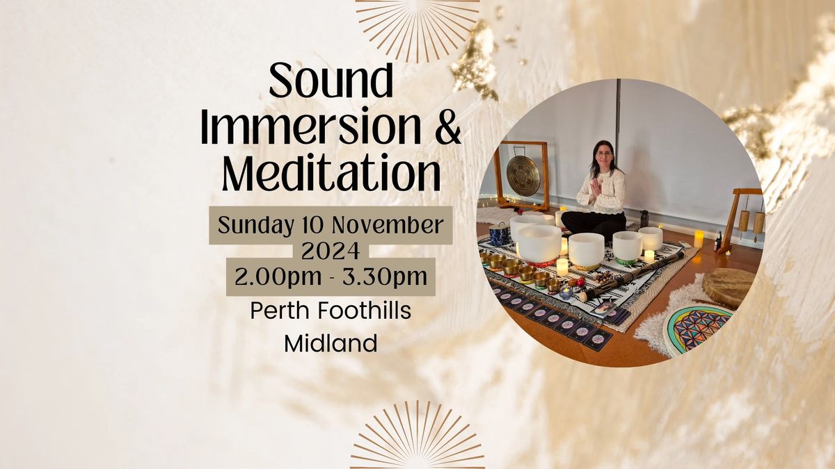 Sound Immersion & Meditation in Perth Foothills