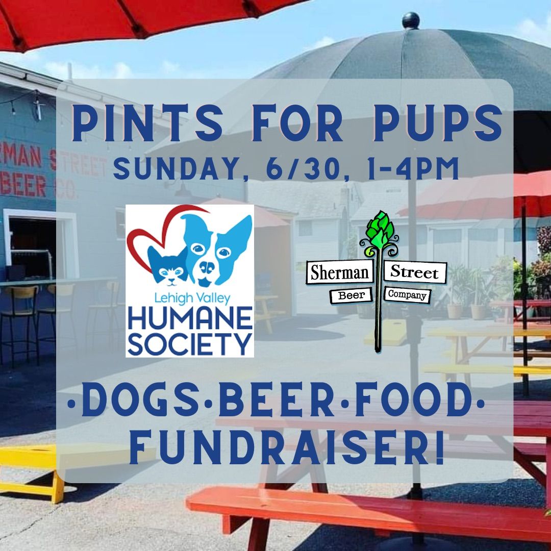 Pints for Pups Fundraiser for L.V. Humane Society