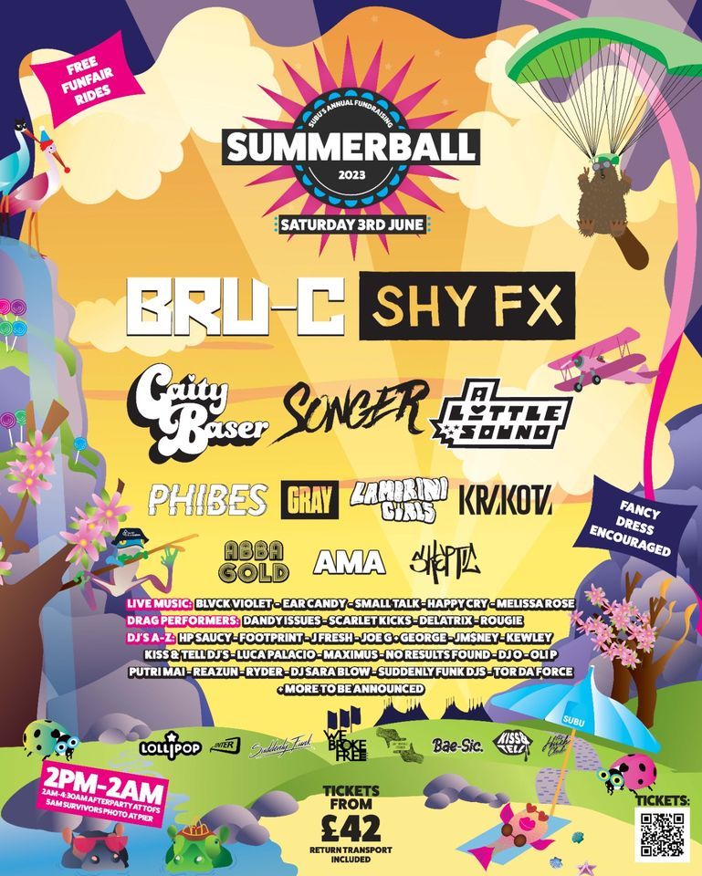 SUBU Summer Ball 2023, SUBU Summer Ball, Christchurch, 3 June 2023