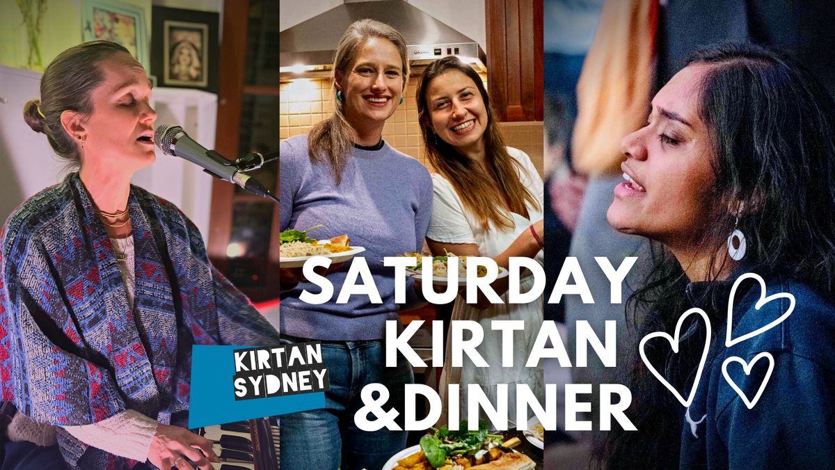 Saturday Night Kirtan & Dinner (Online Bookings Only)