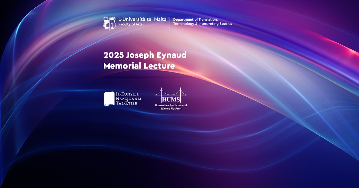 Joseph Eynaud Memorial Lecture