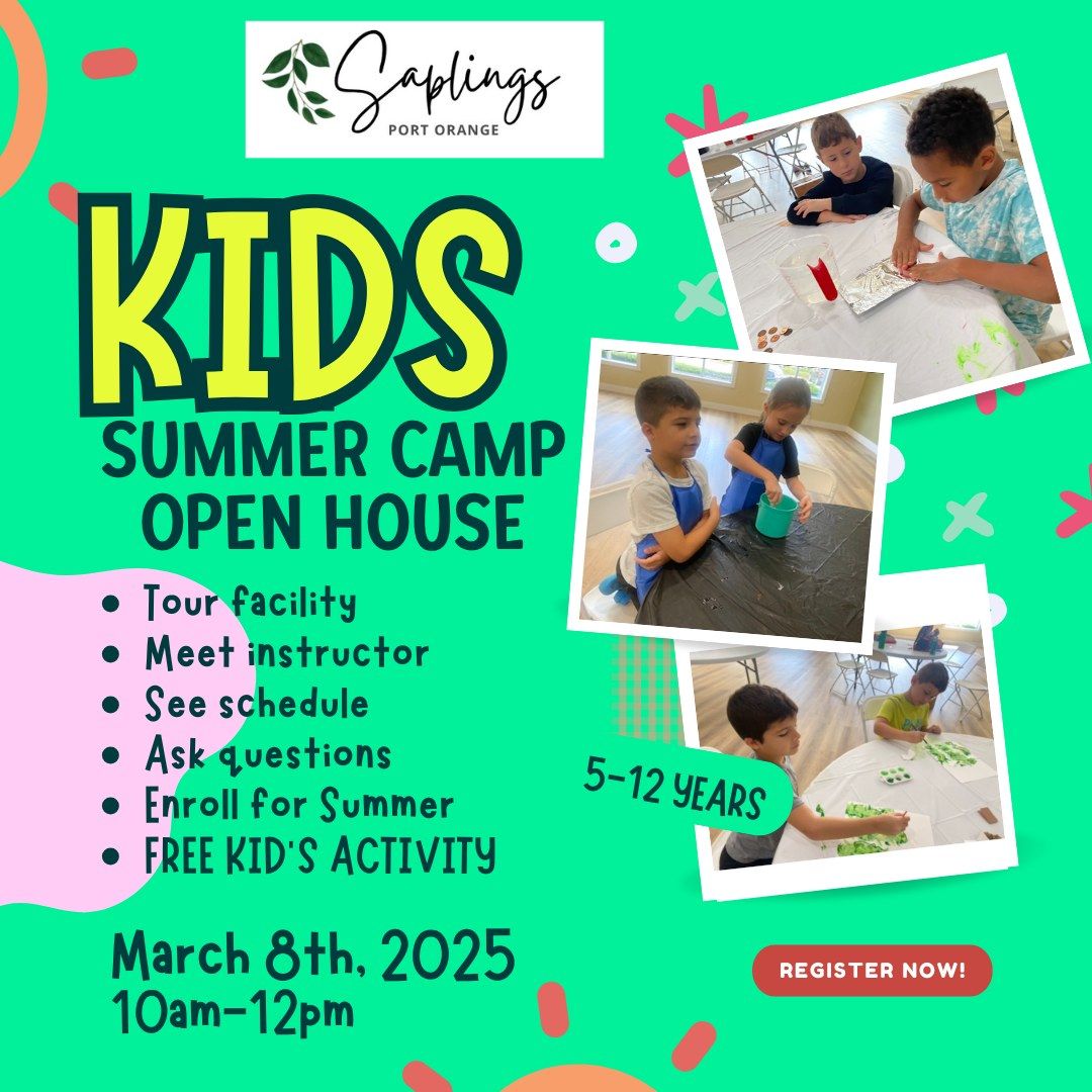 Summer Camp Open House & Registration