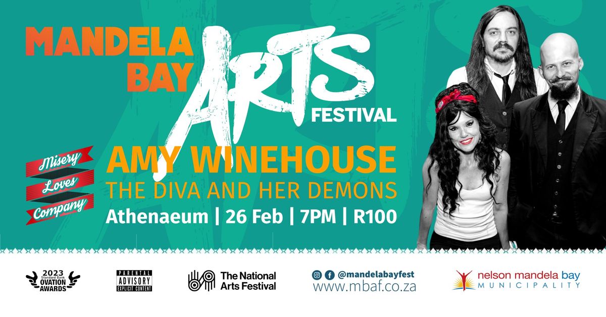 Amy Winehouse (the Diva & her Demons) at Mandela Bay Arts Festival - Wed 26 Feb 2025