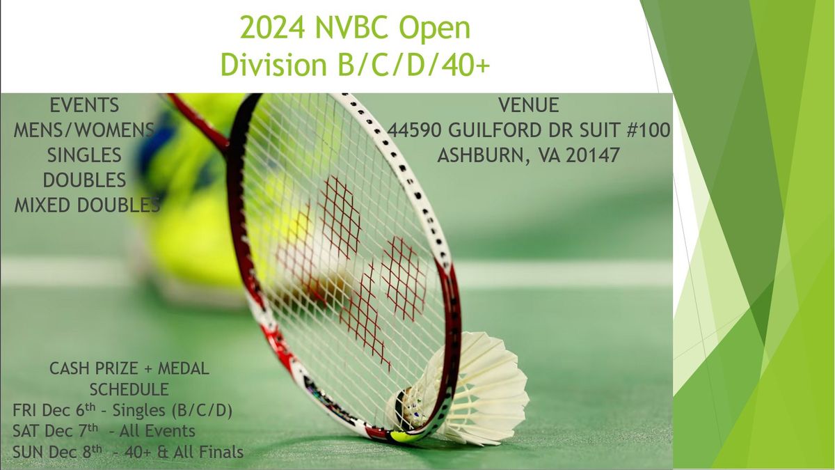 2024 NVBC Open