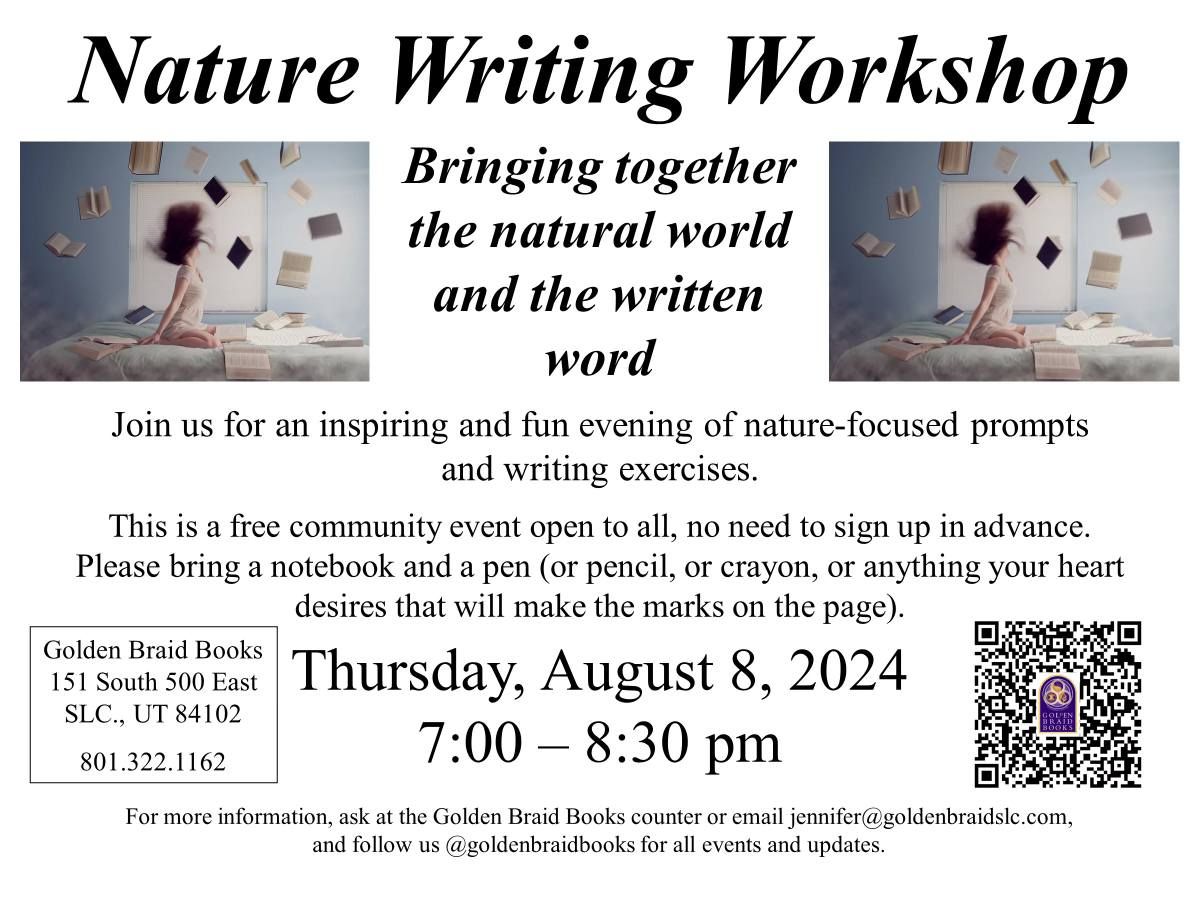 Writing Workshop Series: Nature Writing Workshop