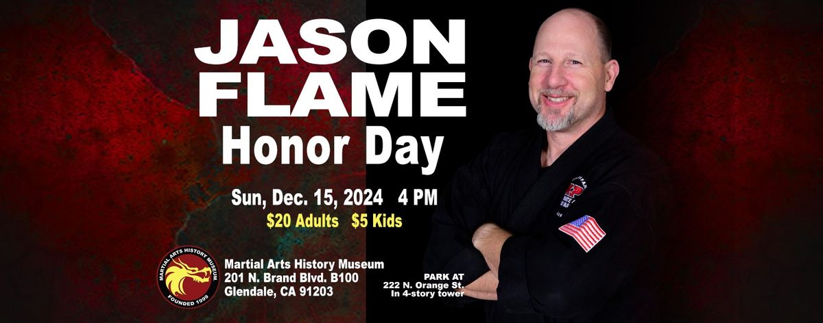 Jason Flame Honor Day at the Museum