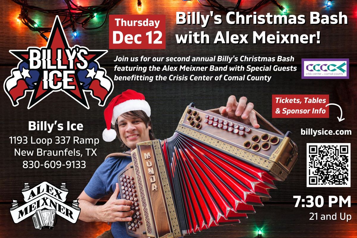 Billy's Christmas Bash w\/ the Alex Meixner Band & Special Guests!