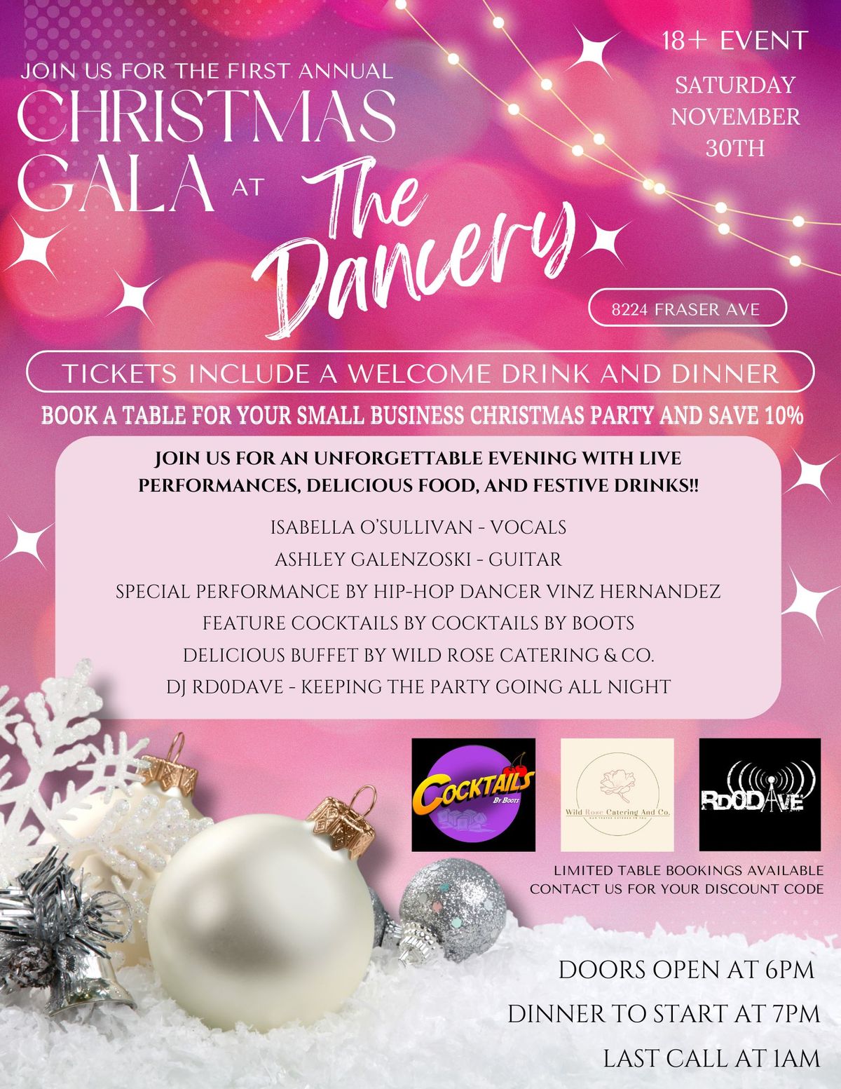 1st Annual Christmas Gala at The Dancery!