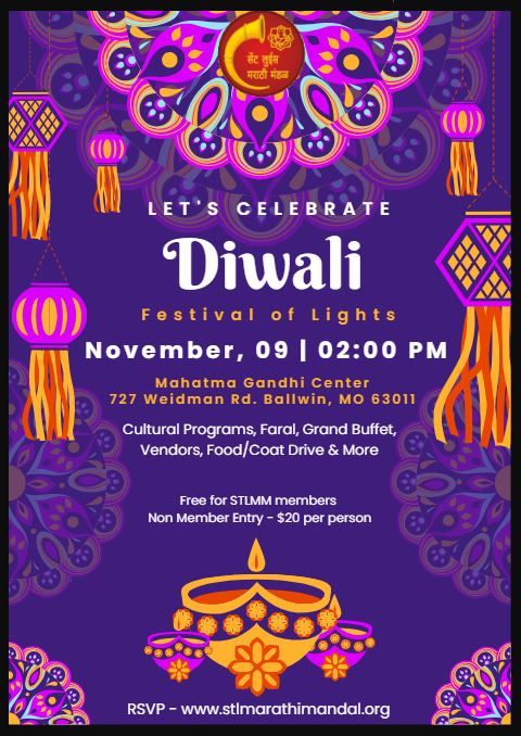 St Louis Marathi Mandal Diwali