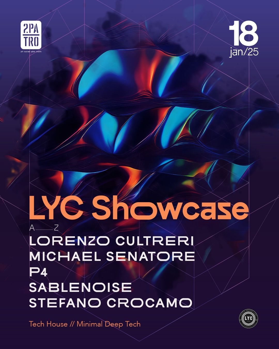 LYC MUSIC SHOWCASE: Michael Senatore X Stefano Crocamo X Sablenoise X Lorenzo Cultreri X P4