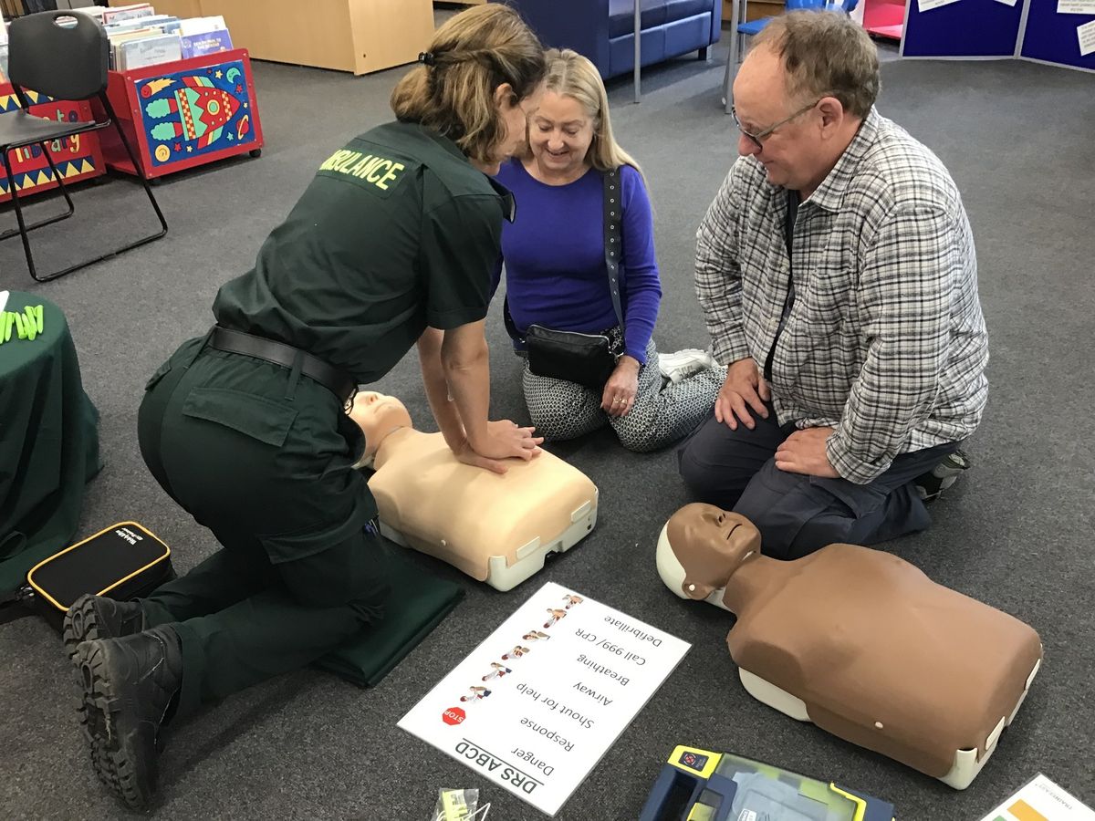 CPR & AED Training - FREE but registration is compulsory