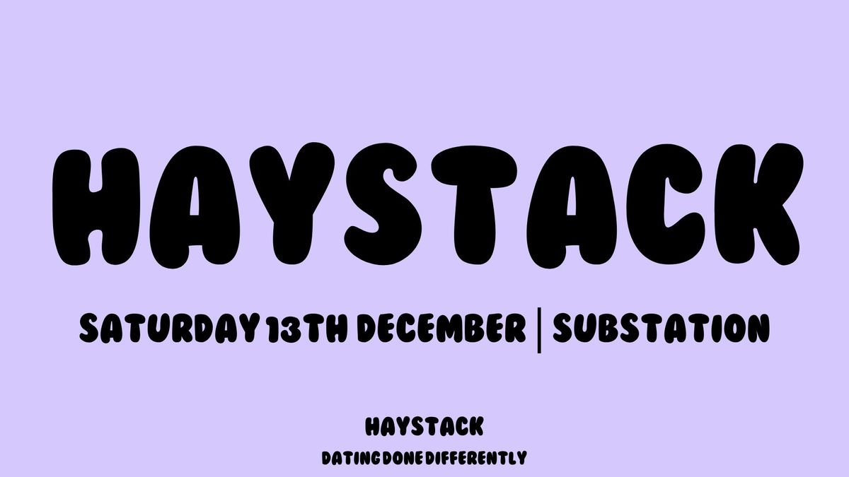 HAYSTACK DATING  | ROCK CLIMBING | BRIXTON | SATURDAY 13TH DECEMBER