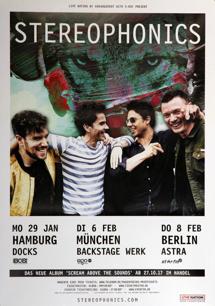 Stereophonics Hamburg Tickets