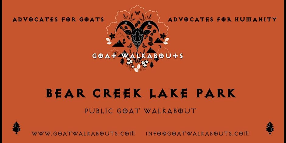 SUNSET GOAT WALKABOUT: (BEAR CREEK LAKE PARK)