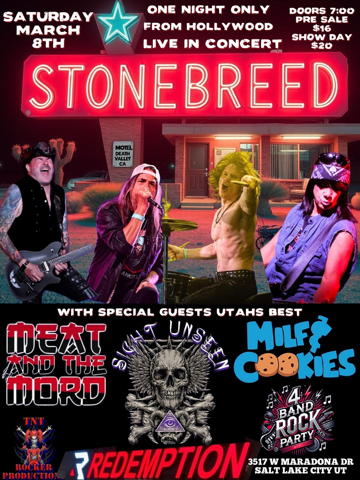 STONEBREED in SALT LAKE CITY 