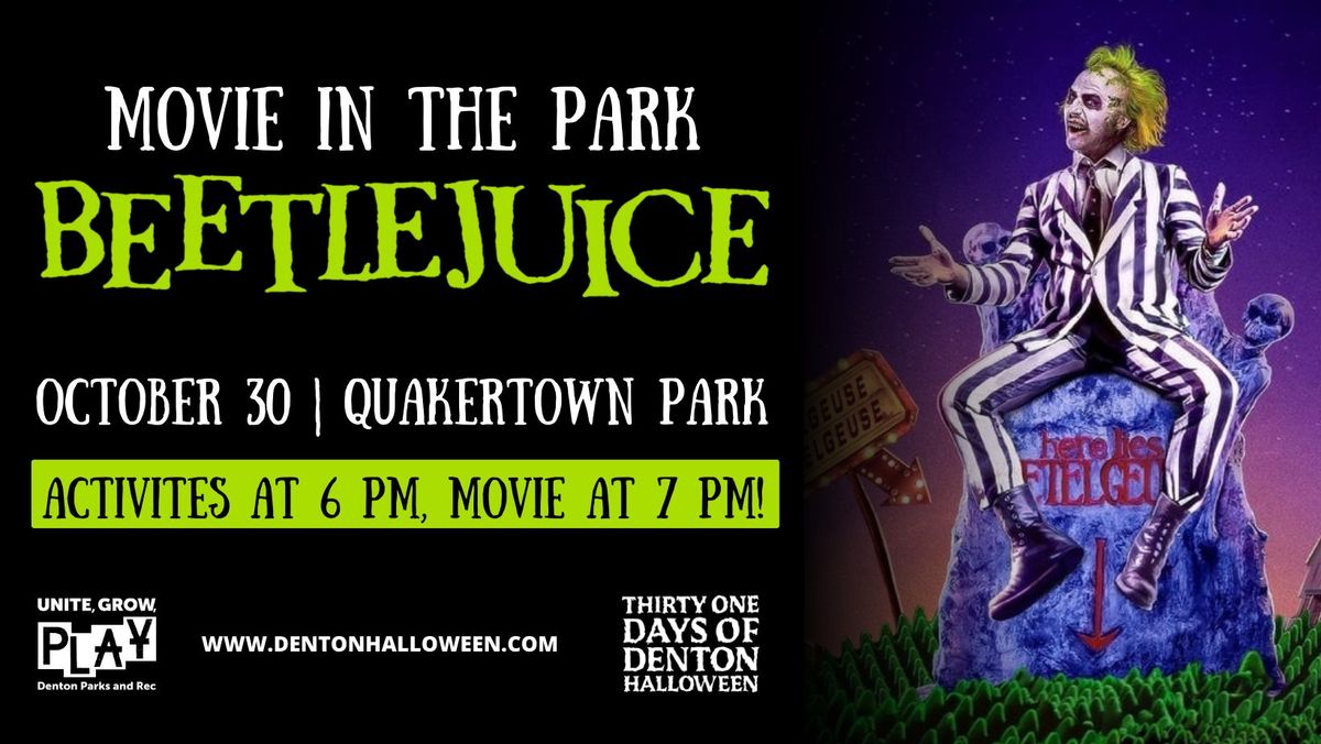 Movie in the Park: Beetlejuice (PG-13)