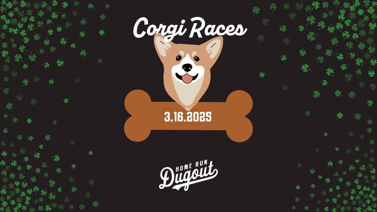 Corgi Races at Home Run Dugout Houston-Katy